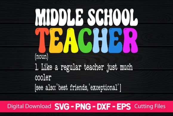 Funny Middle School Teacher Definition Review