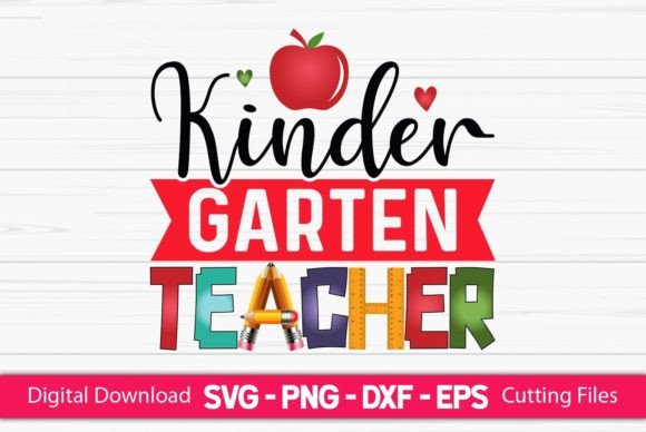 Kindergarten Teacher Sublimation Design Review