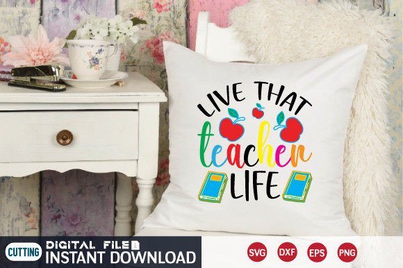 Live That Teacher Life SVG: An Embroidery Review