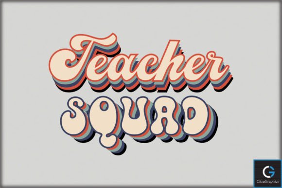 Teacher Squad SVG File: A Designer’s Stitch Test